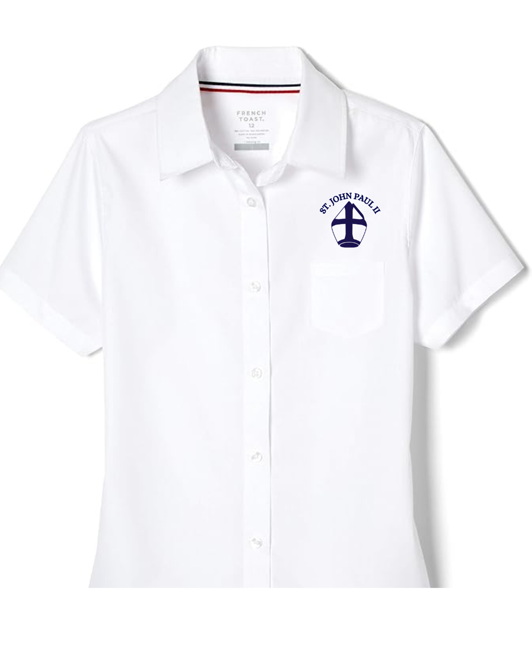 Oxford Short Sleeve Blouse
