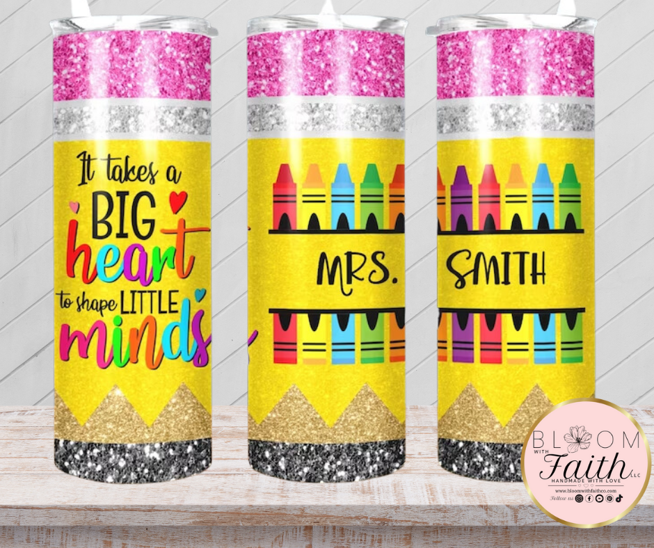 Teacher tumbler personalized