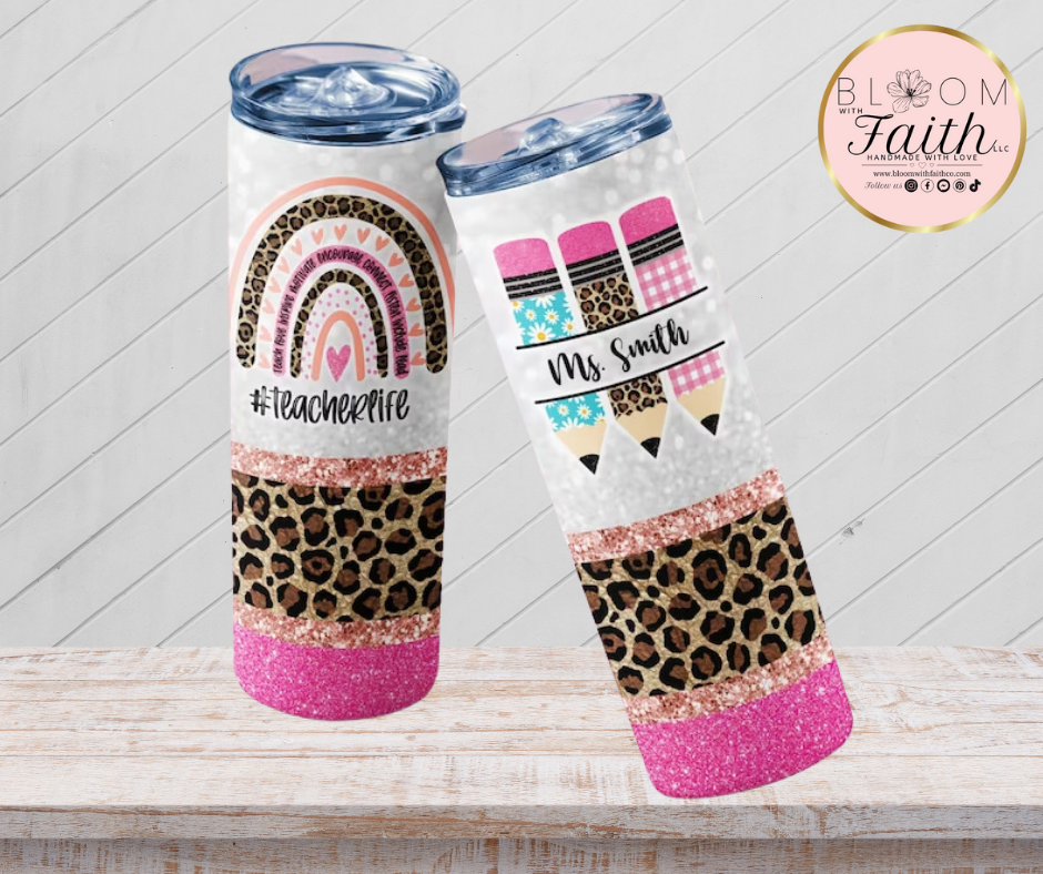 Teacher tumbler personalized