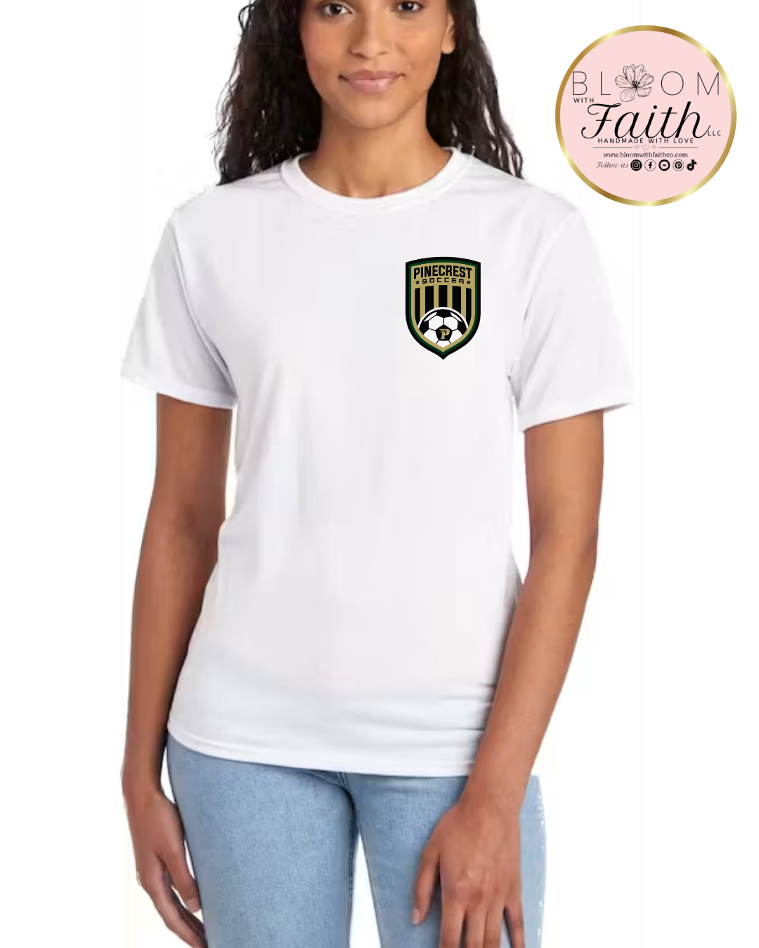 Crest Soccer Logo Unisex Shirt - Dri-Fit Shirt