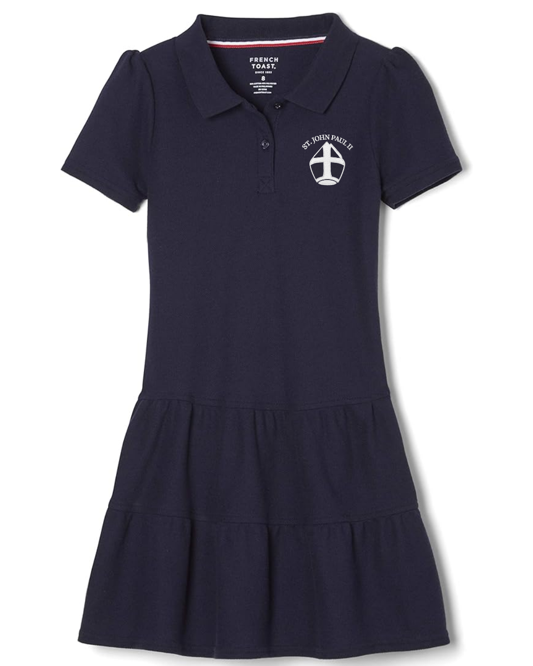 Ruffle Pique Polo Dress