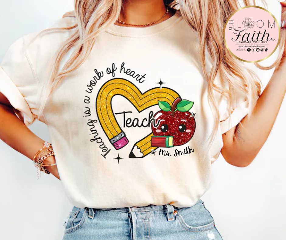 Teacher personalized shirt