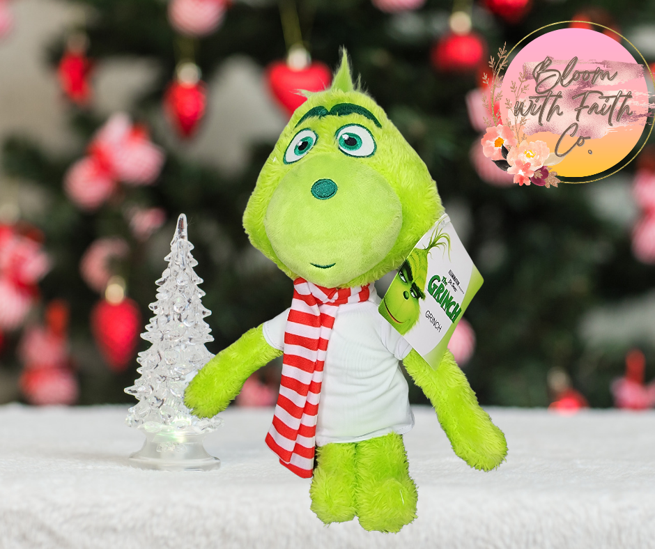 The Grinch Christmas with scarf Plush