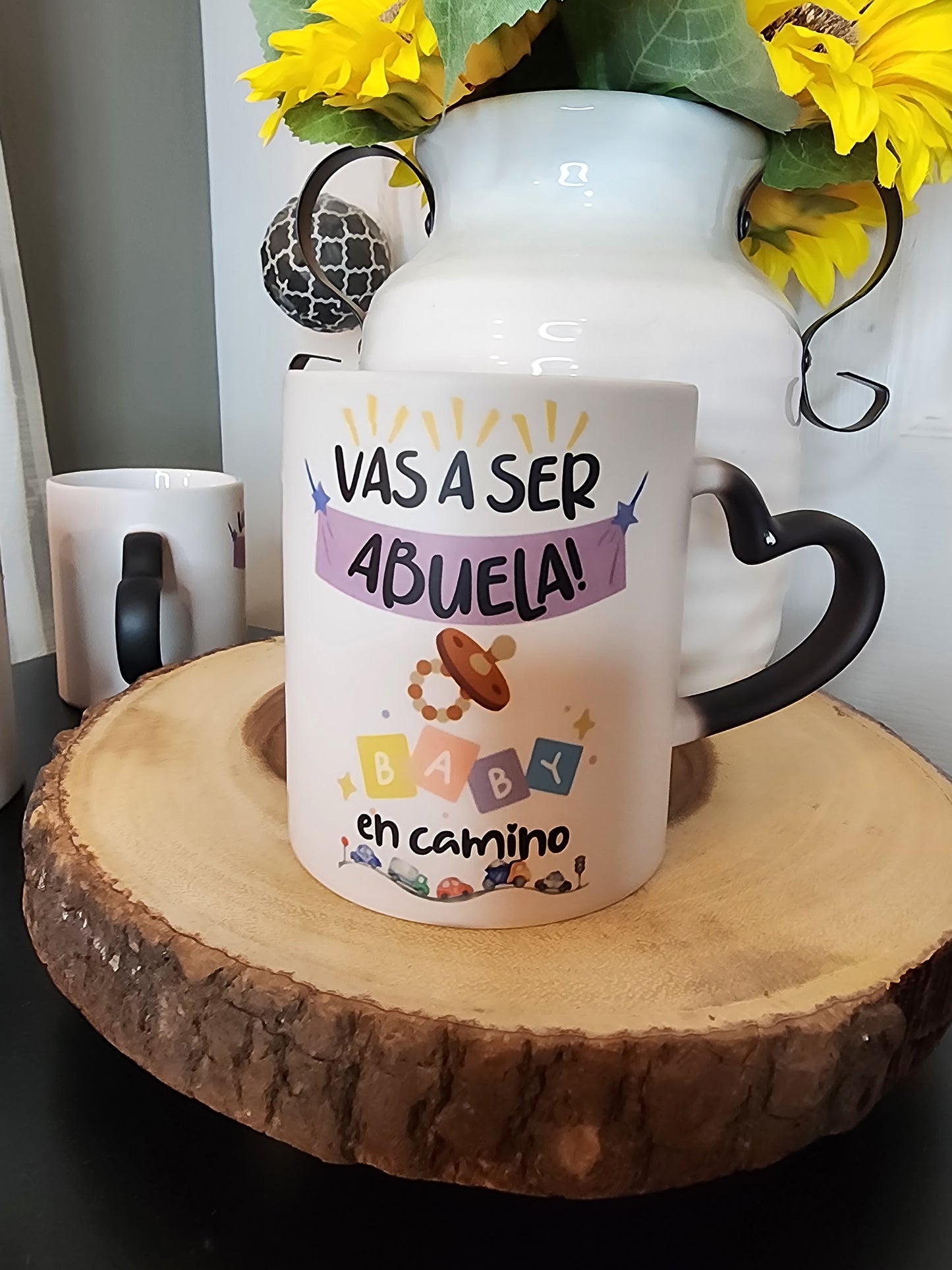 Bebé en camino tazas mágicas baby on the way magic mugs
