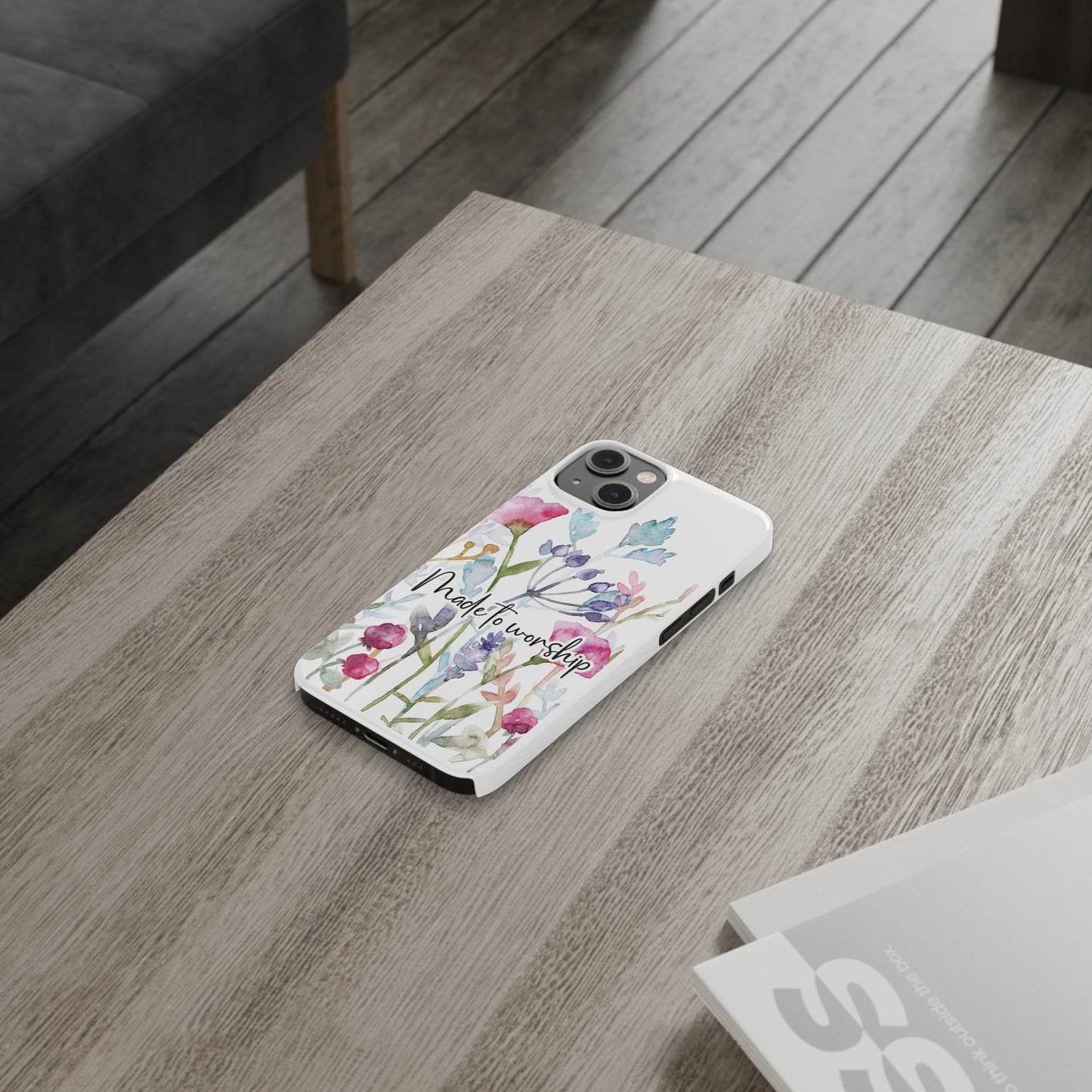 Made to Worship Slim Phone Case, made to worship, christian gift, cellphone case, slim phone case