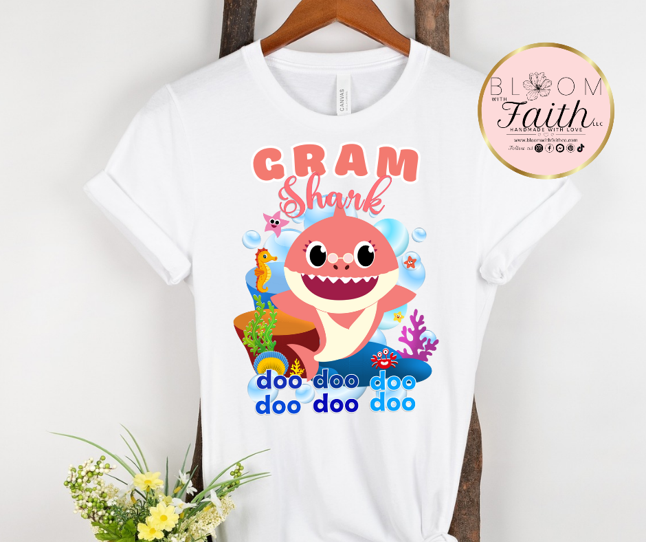 Baby shark personalized family shirts