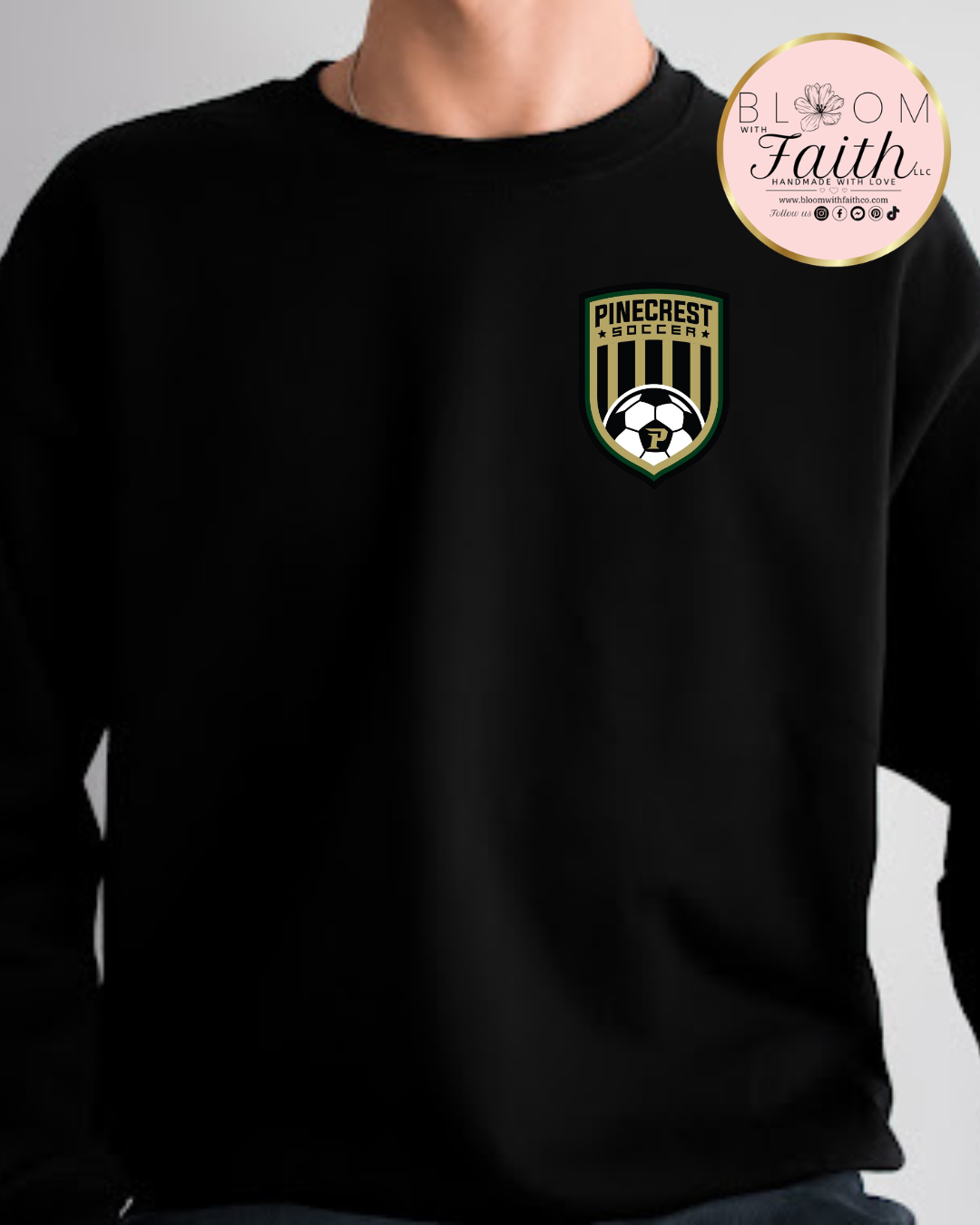 Crest Soccer Logo Sweatshirt Unisex