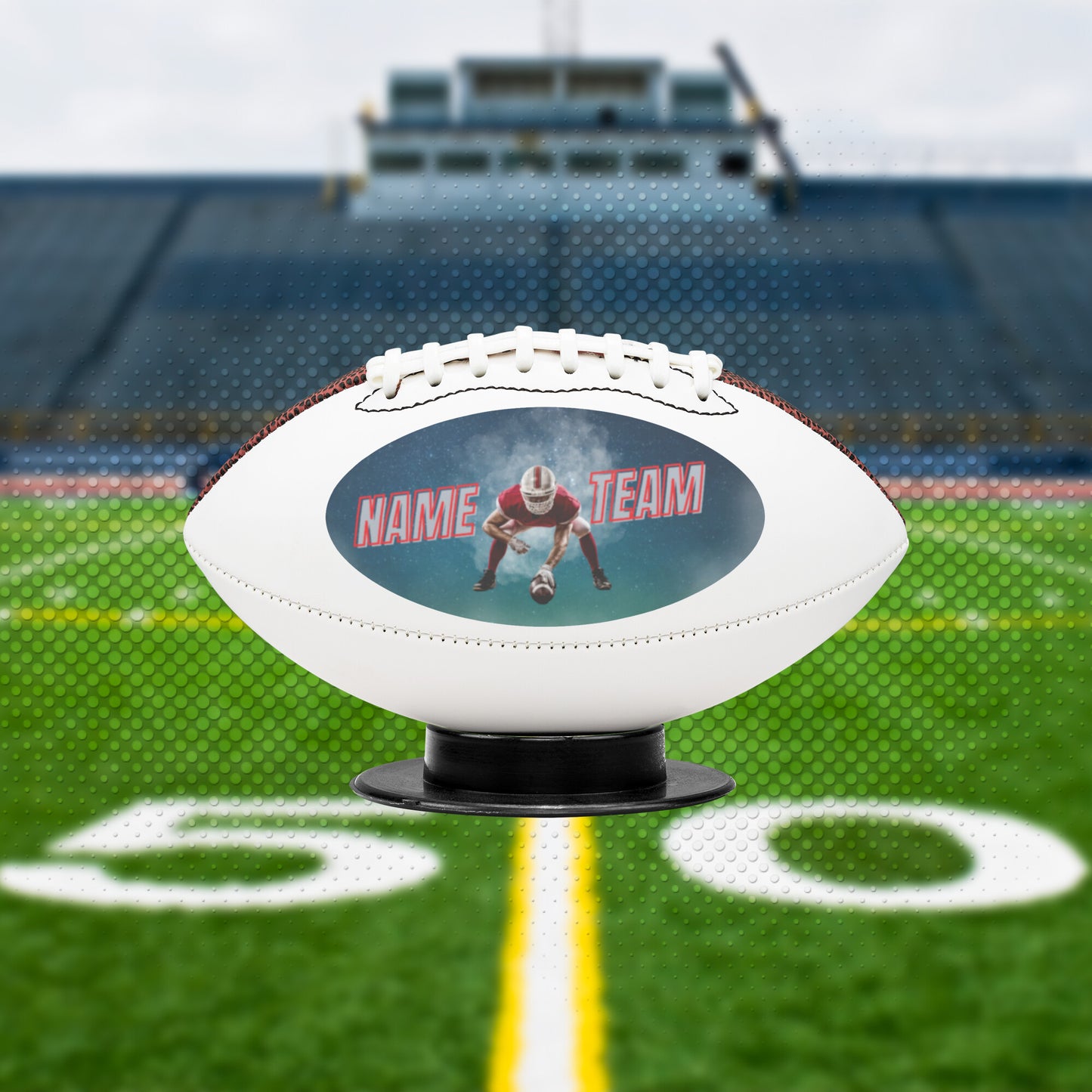 Custom Football - your choice of picture and text