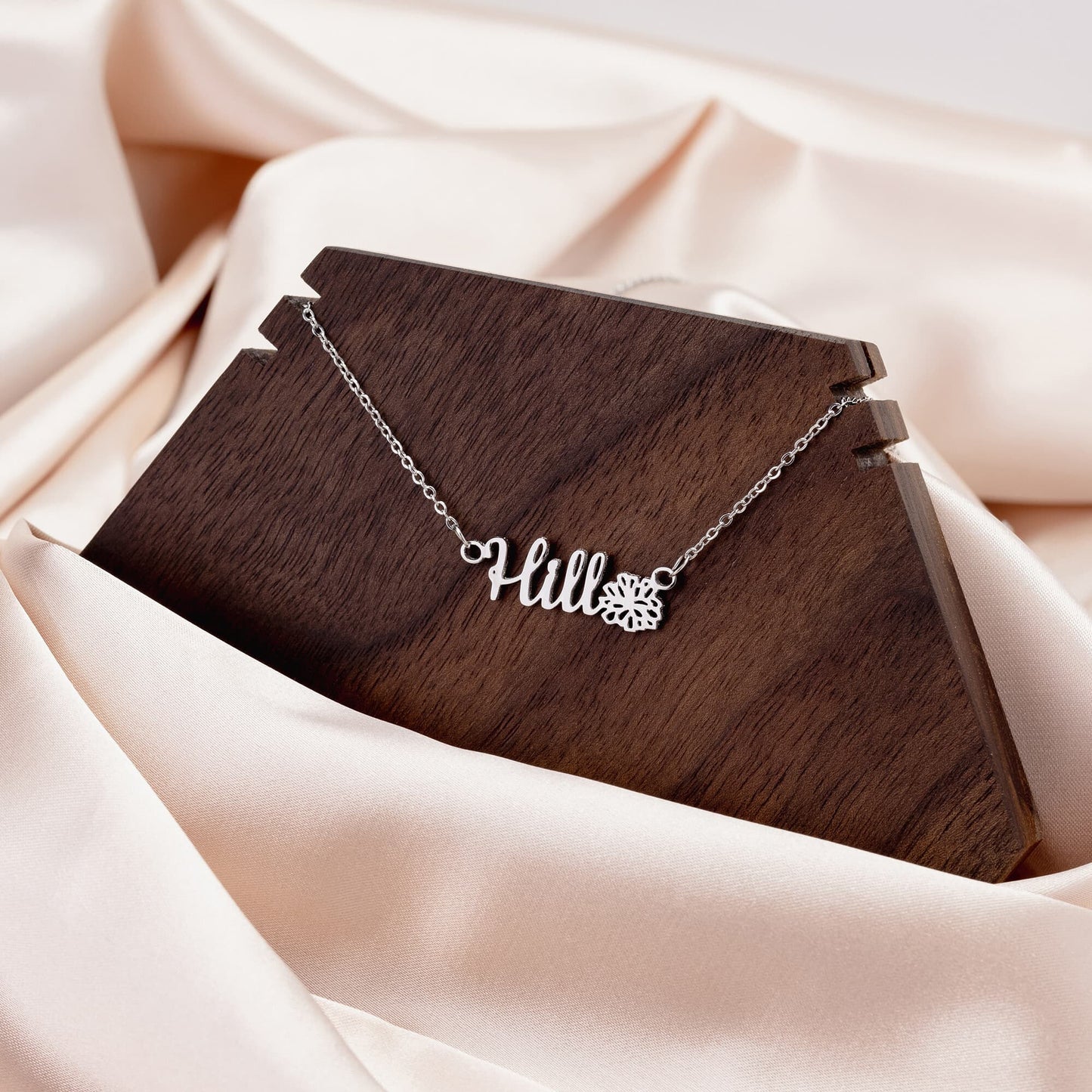 Custom Sports Name & number + sport charm necklace