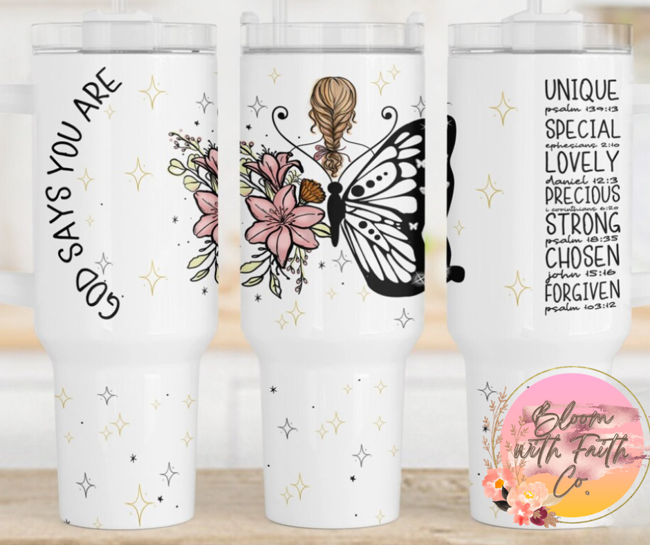 Faith Glass Tumbler 40oz