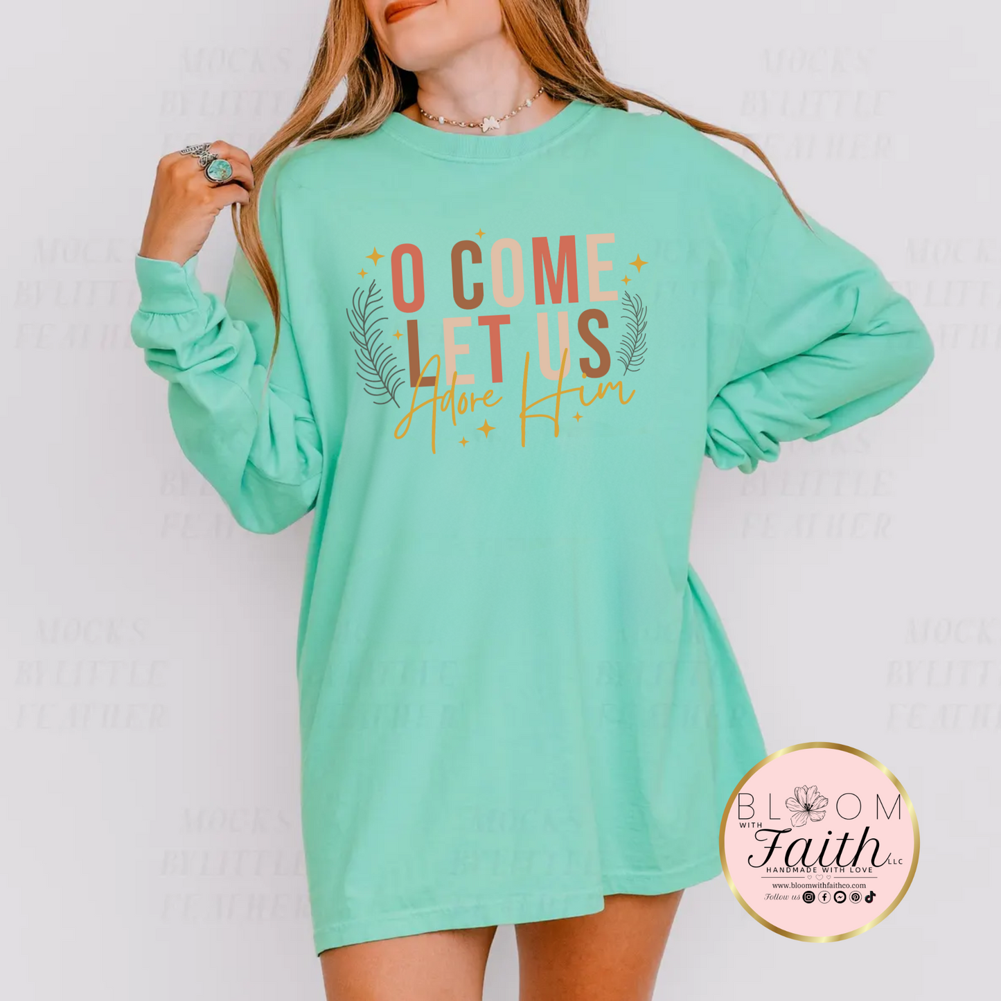Christmas Shirt - O come let us adore him