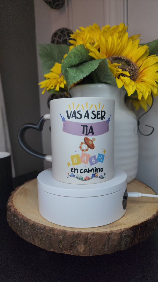 Bebé en camino tazas mágicas baby on the way magic mugs