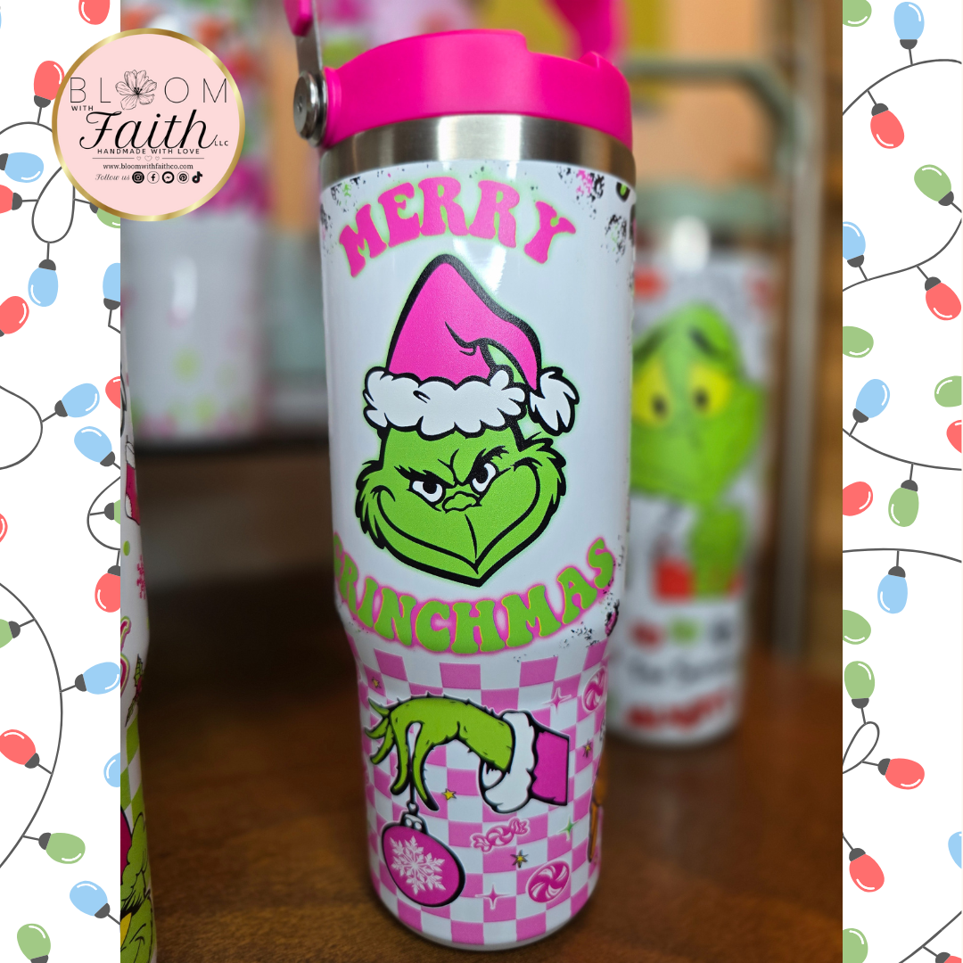Christmas G R I N C H 30oz Cups