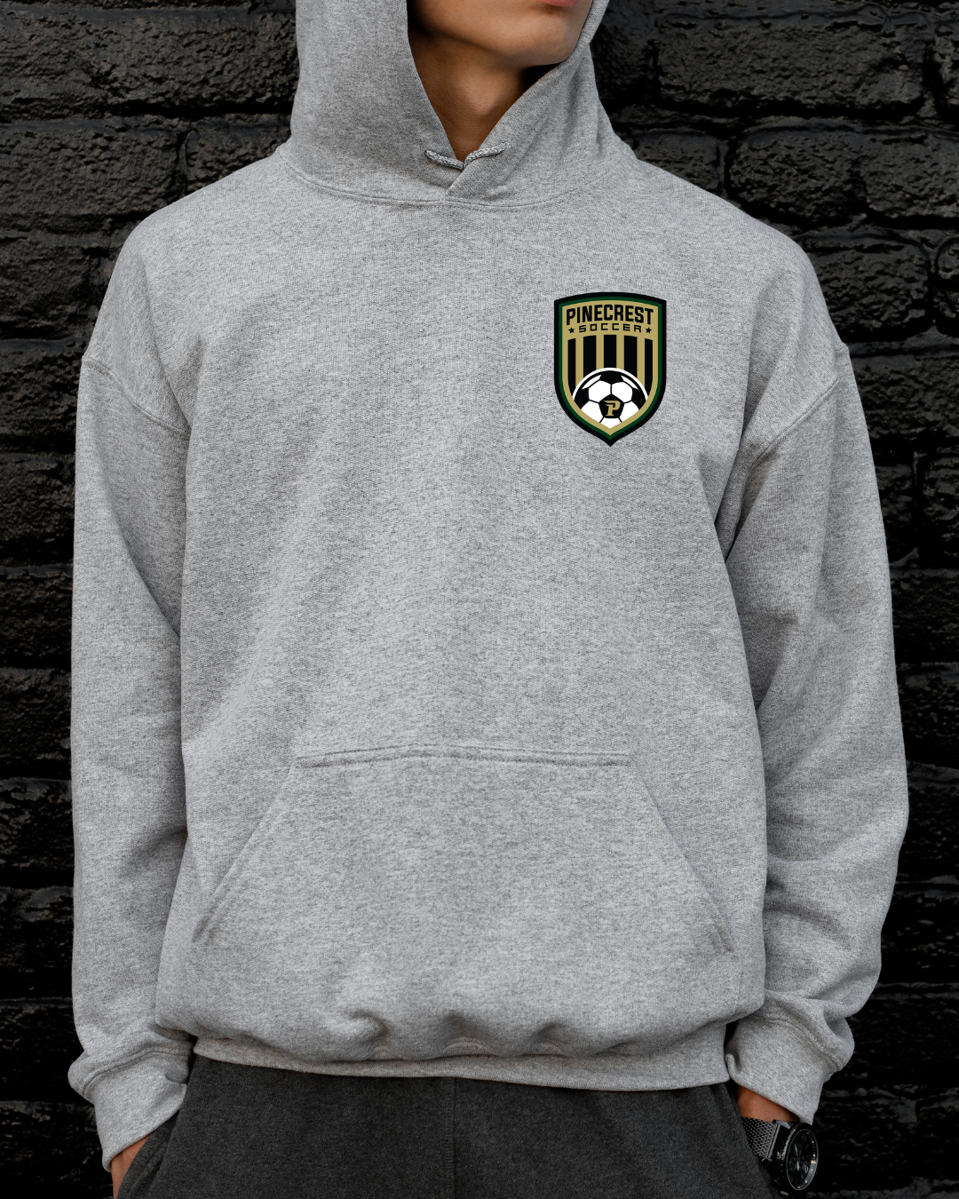 Crest Logo Soccer Hoodie Unisex