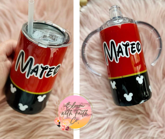 Custom kids cup / sippy cup / duo lid