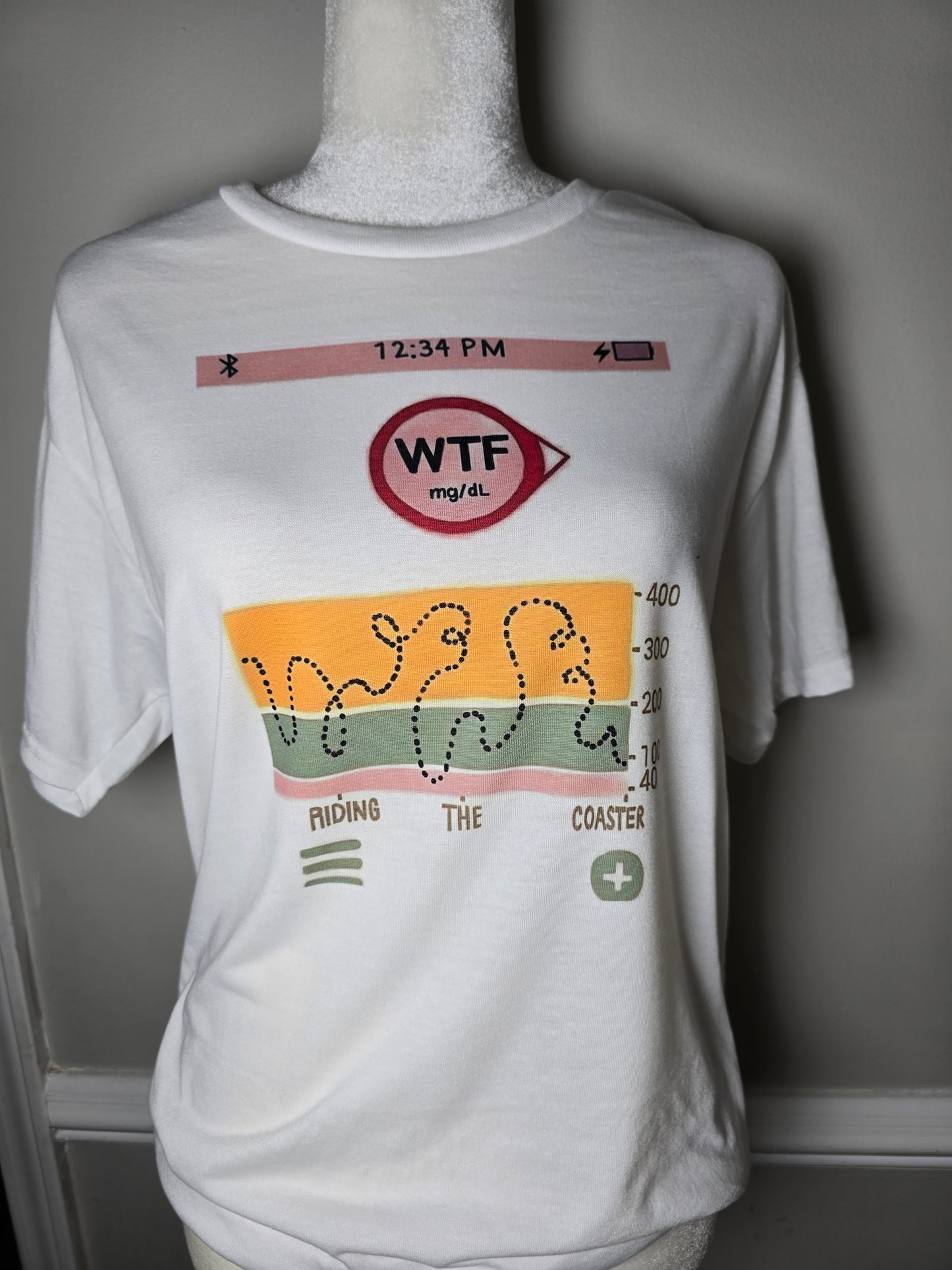 WTF Type 1 Diabetes Awareness Adult Shirt