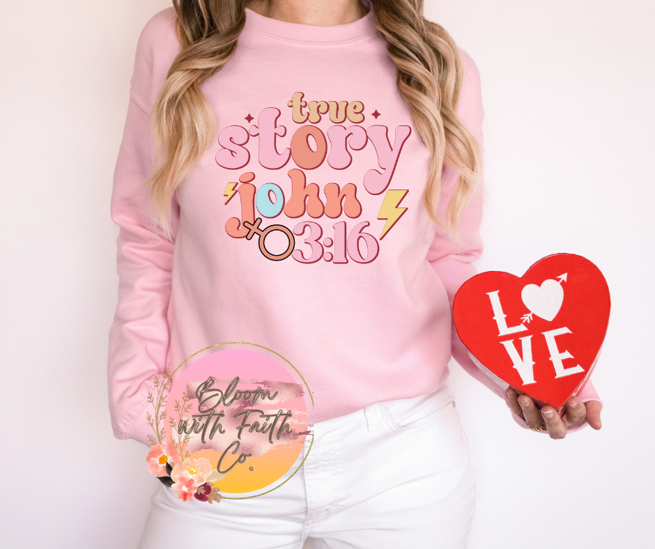 Valentine's sweatshirts, shirts, and hoodies.