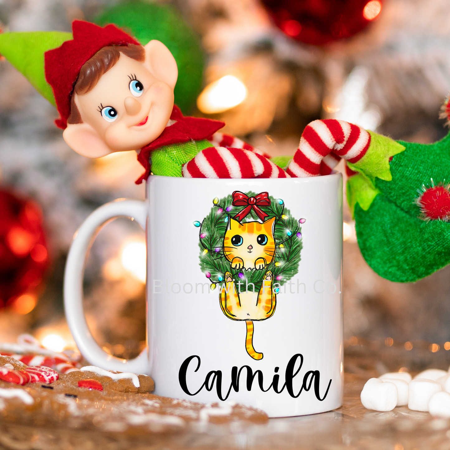 Christmas Elf Mug – Kelly Elizabeth Designs