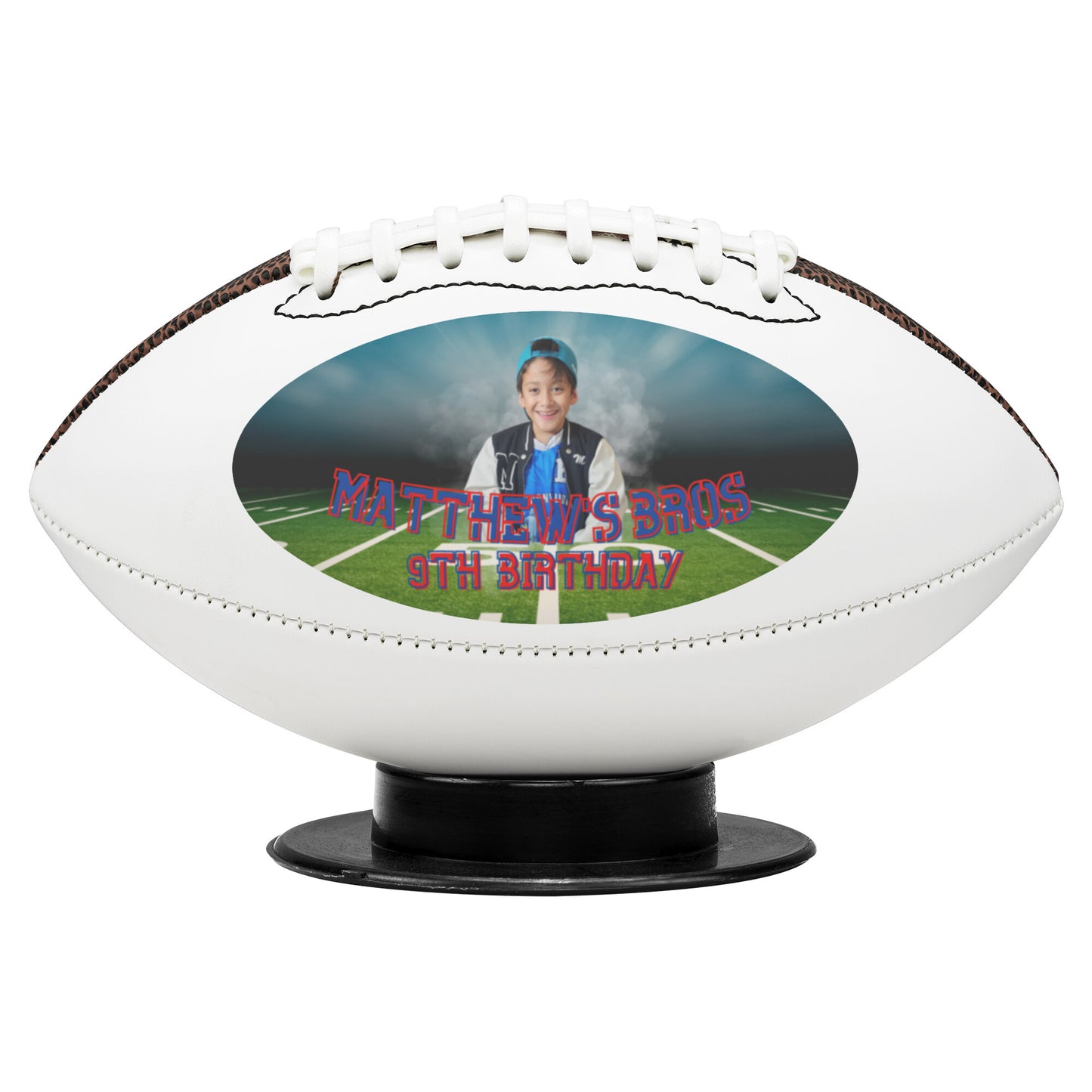 Custom Football - please submit picture and custom text.